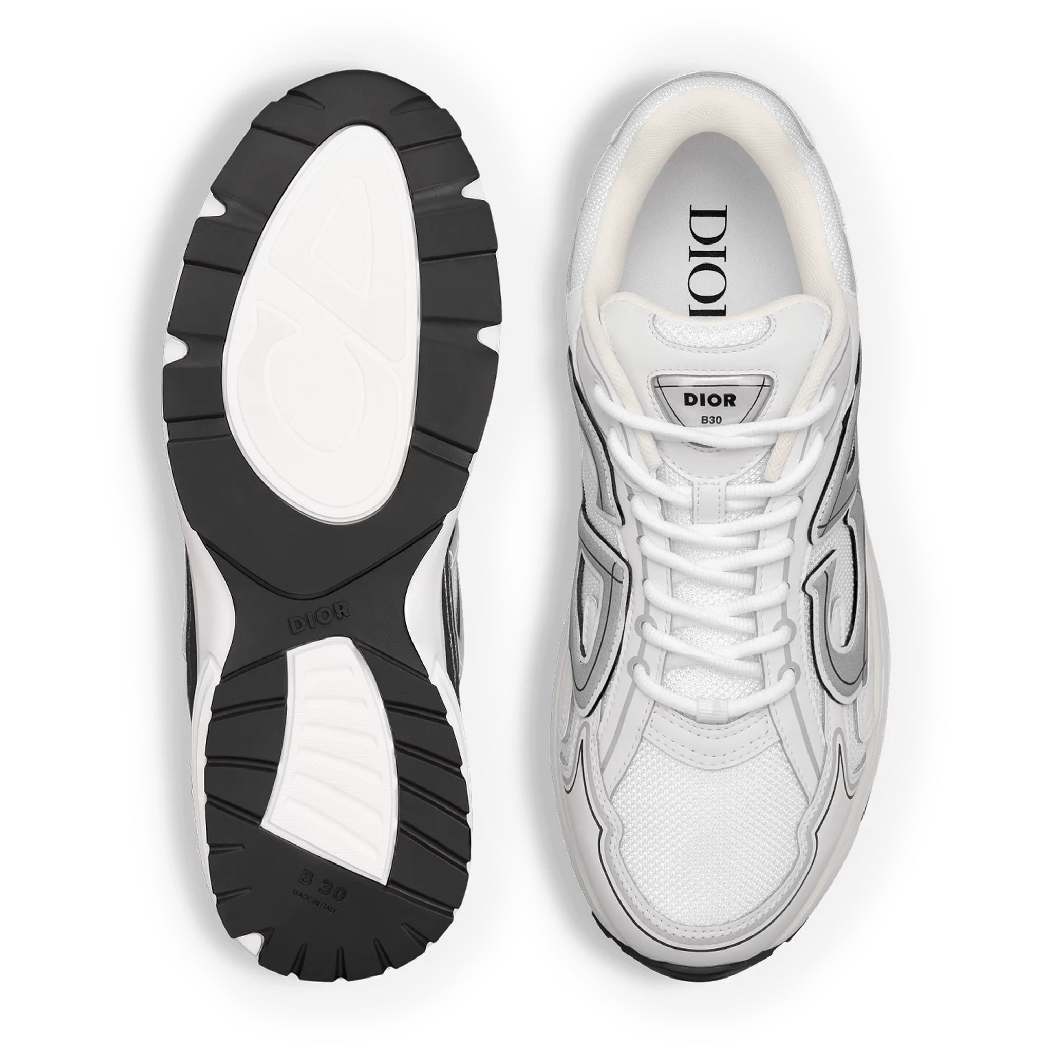 Dior B30 Countdown Mesh White Trainer